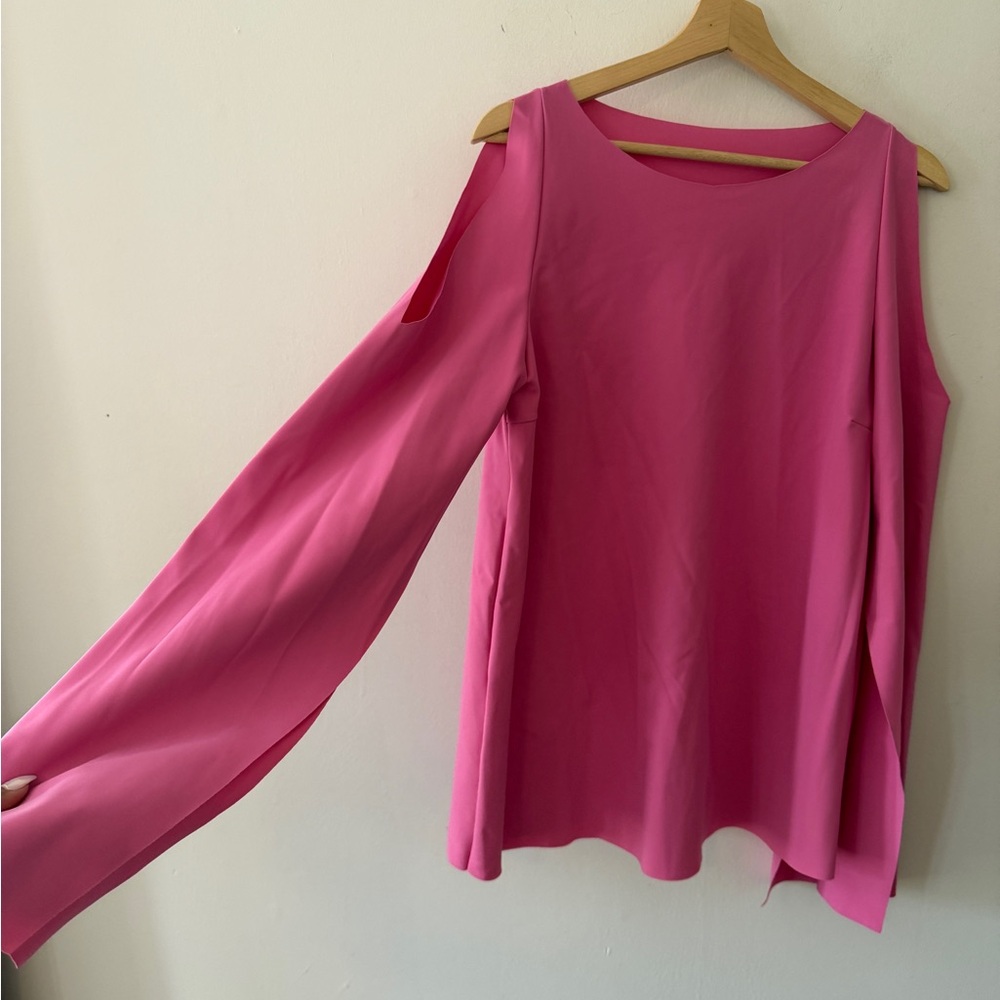 Chiara Boni Fuchsia Women's cape effect Blouse - Picture 4 of 11